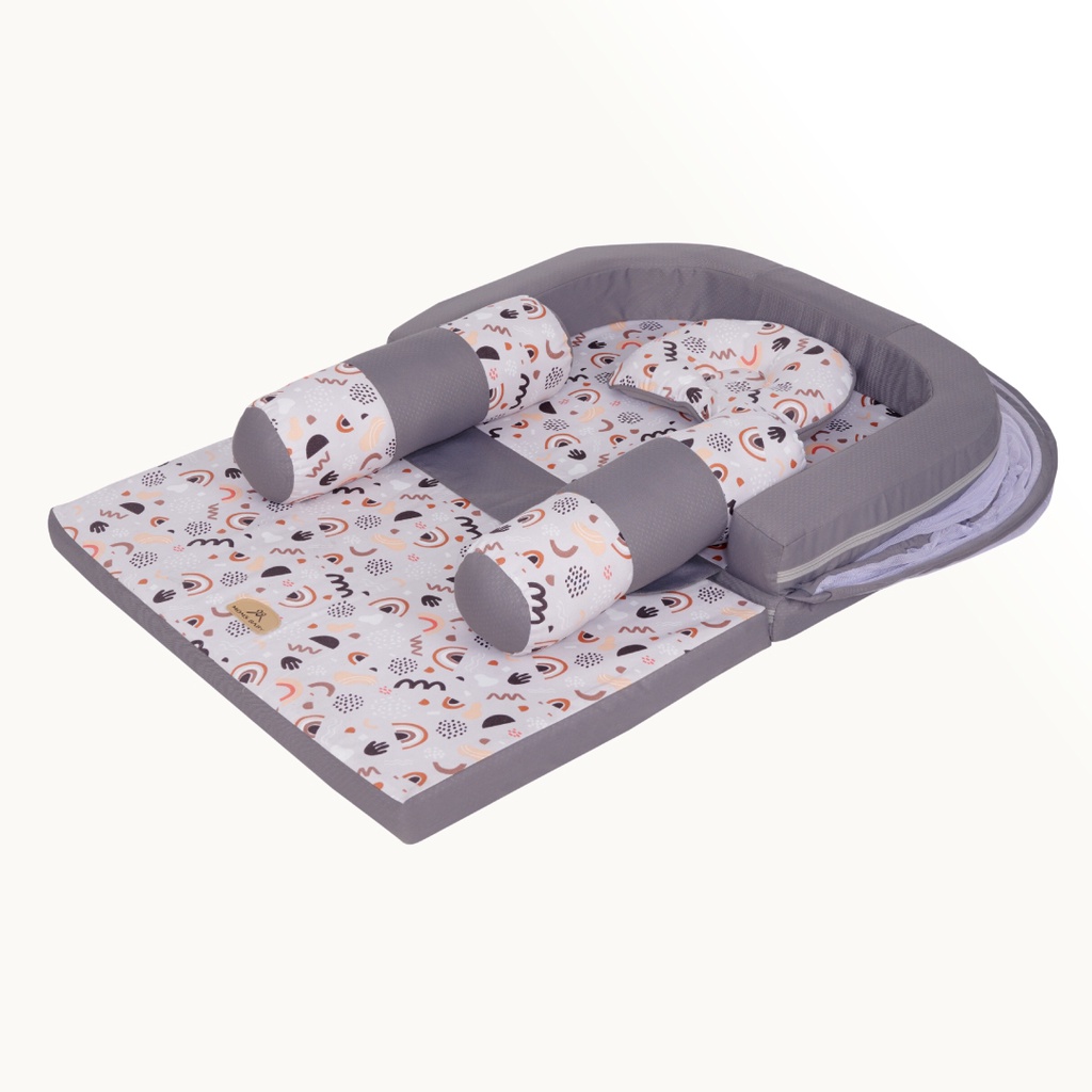 Mom's Baby Kasur Bayi Sofa + Kelambu Aurora Series - Gambar 2