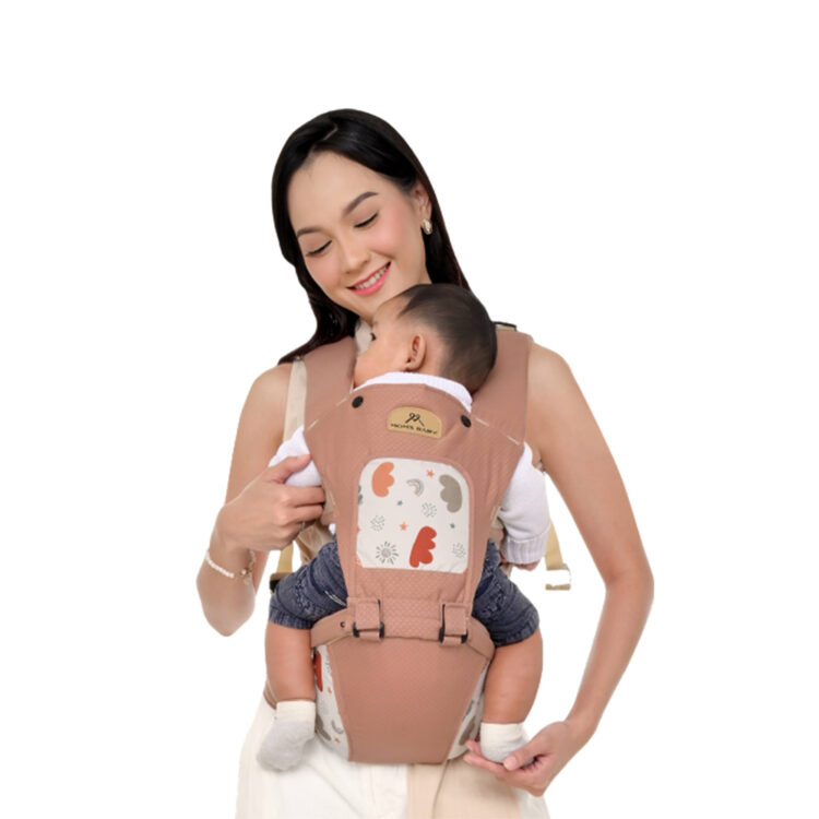 Mom's Baby Gendongan Hipseat 7 In 1 Cloudy Series