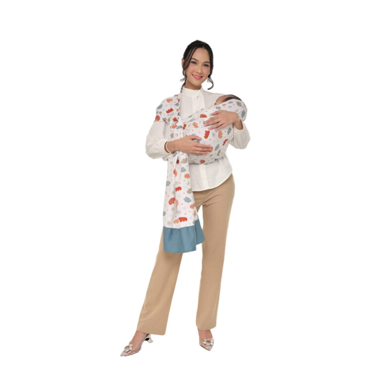 Mom's Baby Gendongan Samping Multifungsi Cloudy Series