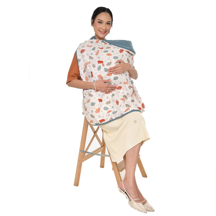 Mom's Baby On The Go Blanket 7 In 1 Cloudy Series