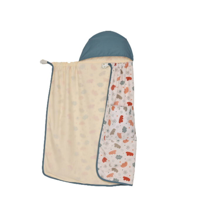 Mom's Baby On The Go Blanket 7 In 1 Cloudy Series - Gambar 3