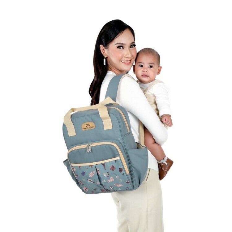 Mom's Baby Tas Bayi Ransel Woody Series