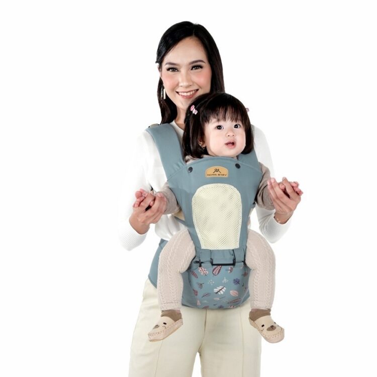 Mom's Baby Gendongan Hipseat Airflow 7in1 Woody Series