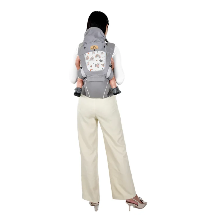 Mom's Baby Gendongan Bayi Hipseat Airflow Dan Gendongan 10 In 1 Carter - Gambar 2