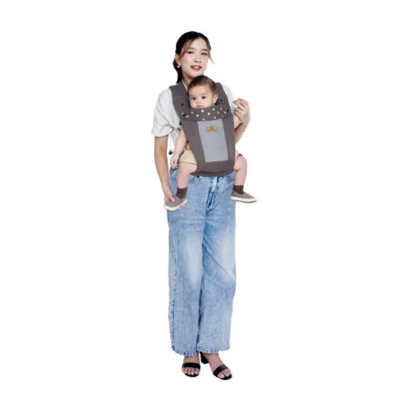 Moms Baby Gendongan SSC M-Shape 3in1 Onyx Airflow